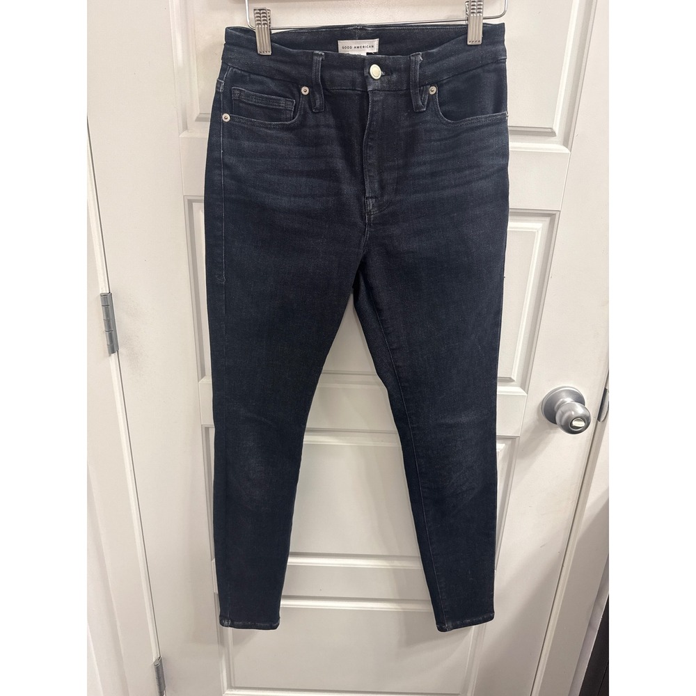 Good American Always Fits Good Waist Skinny Jeans Dark Wash Size 6-12 High Rise